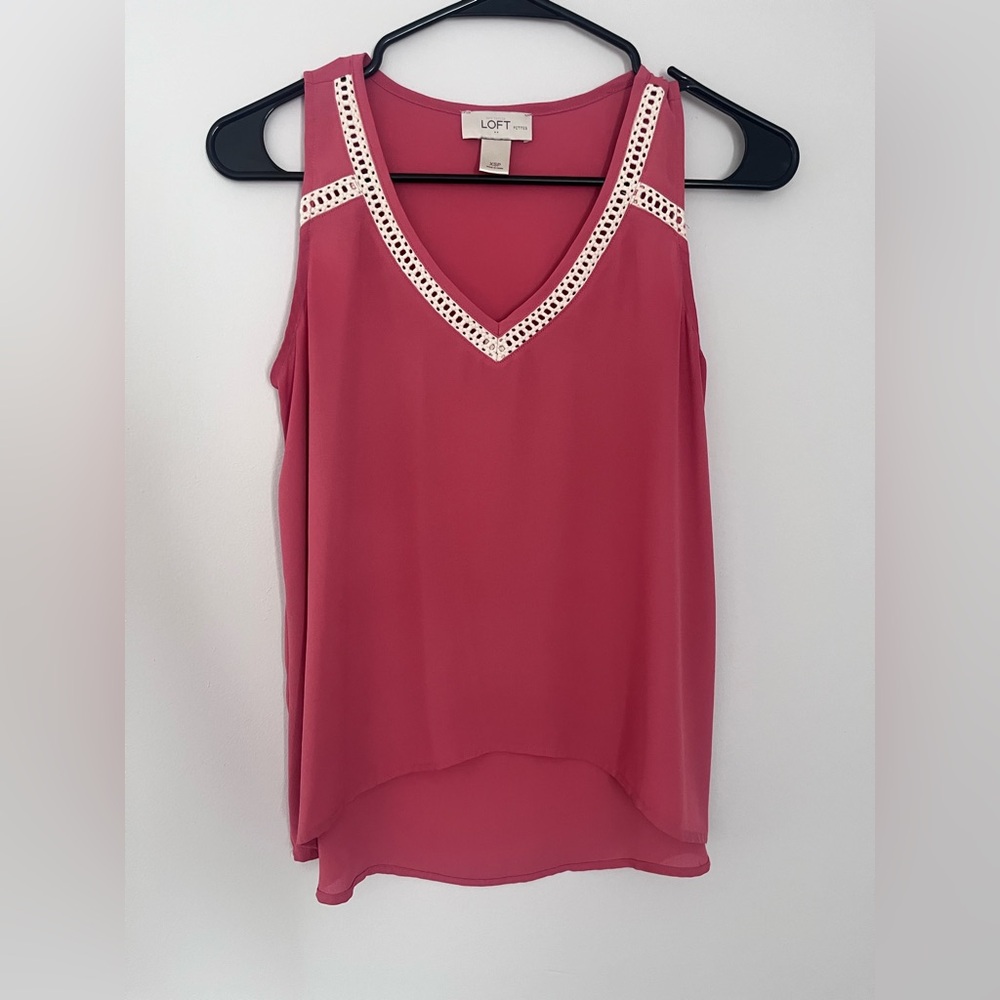 Elegant Pink Sleeveless Top